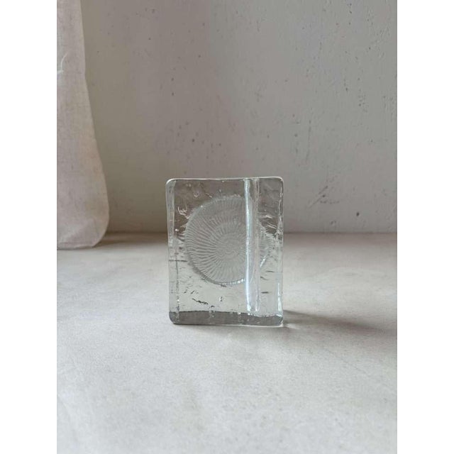 Soliflore Block Vase by Heiner Düsterhaus for Walther Glas, 1970s For Sale - Image 4 of 7