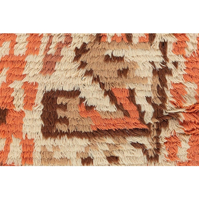 1940s Swedish Rya Rug by Impi Sotavalta Doris Leslie Blau Collection For Sale - Image 5 of 10