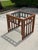 Vintage Organic Modern Rattan and Bamboo End Table For Sale In Naples, FL - Image 6 of 12