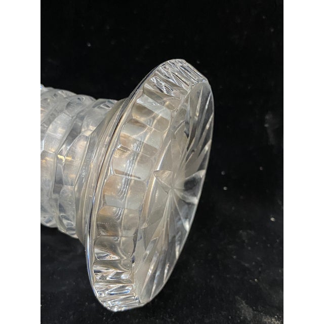 1960s Modern Regency Crystal Vase, 1960s For Sale - Image 5 of 9