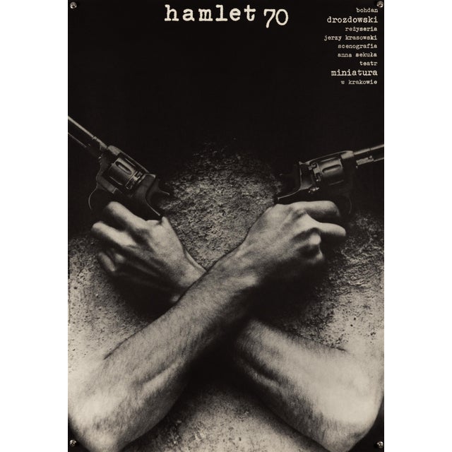 Hamlet 70 Theater Poster by M. Görowski, 1978 For Sale - Image 9 of 9