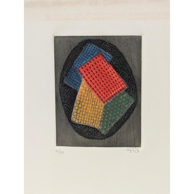 1970s Arthur Luiz Piza, Untitled, 1970s, Engraving on Paper For Sale - Image 5 of 5