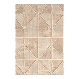 Mark D. Sikes for Dash & Albert Ojai Wheat Loom Knotted Cotton Rug, 9' 6" x 13' 6" For Sale