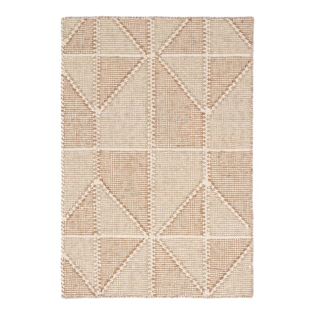 Mark D. Sikes for Dash & Albert Ojai Wheat Loom Knotted Cotton Rug, 9' 6" x 13' 6" For Sale
