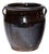 Chinese Drip Glazed Kitchen Jar, C. 1900 For Sale