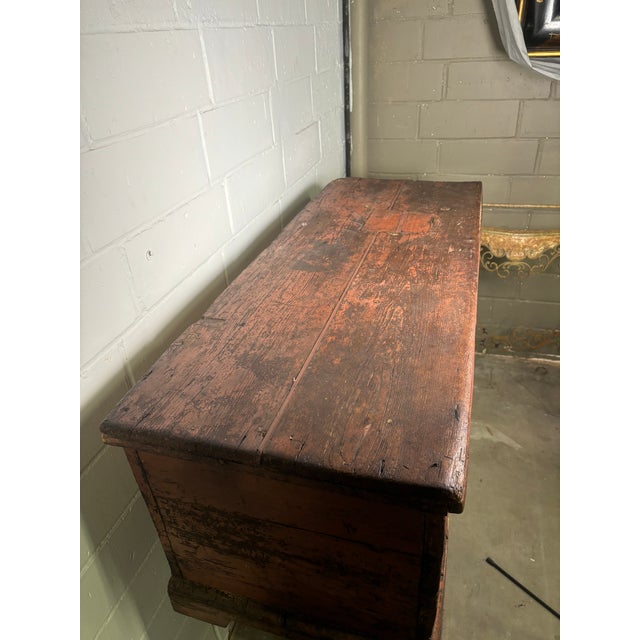 19th Century Primitive Blanket Chest For Sale In Los Angeles - Image 6 of 9
