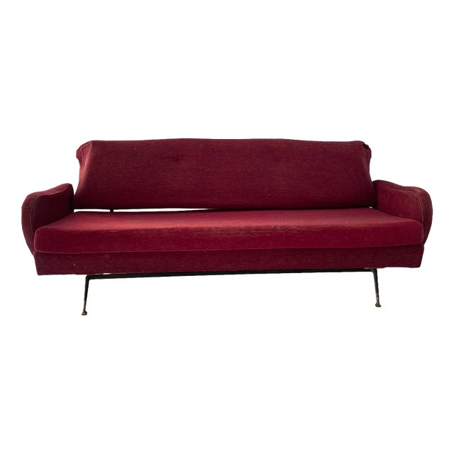 Vintage Sofa in the style of Marco Zanusos, 1950 For Sale
