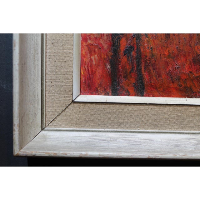 Bueno, Portrait of a Melancholy Girl, 1960s, Oil For Sale - Image 10 of 12
