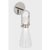 Larkin Medium Conical Bracketed Sconce in Polished Nickel with Clear Glass Designer: Ian K. Fowler Finish: Polished Nickel...