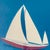 Mid-Century Modern Rare Limited Edition ‘Summer Sail’ S Teen Print by Michael Volbeacht, Signed, Numbered 171/1000 For Sale - Image 3 of 10
