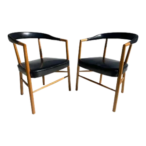 1950s United Nations Armchairs Attributed to Jacob Kjaer - A Pair