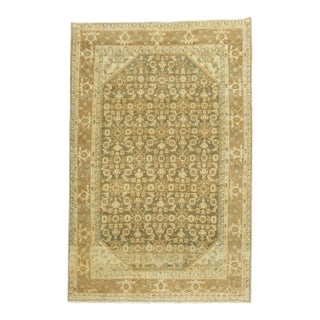 Zabihi Collection Persian Malayer Earth Color Accent Size Rug For Sale
