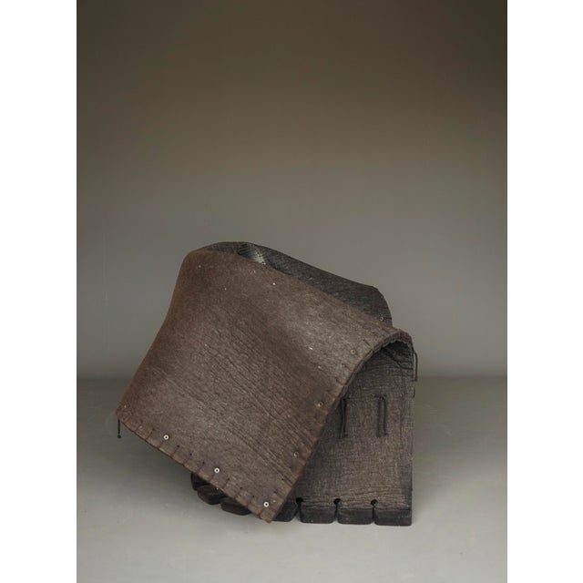 Gray Early Edition Feltri Chair by Gaetano Pesce for Cassina, 1980s For Sale - Image 8 of 18