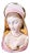 Ceramic Madonna Sculpture by E. Fontanini For Sale