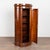 19th century Danish column cabinet, with beautiful mahogany veneer throughout. The front is detailed with a convex paneled...
