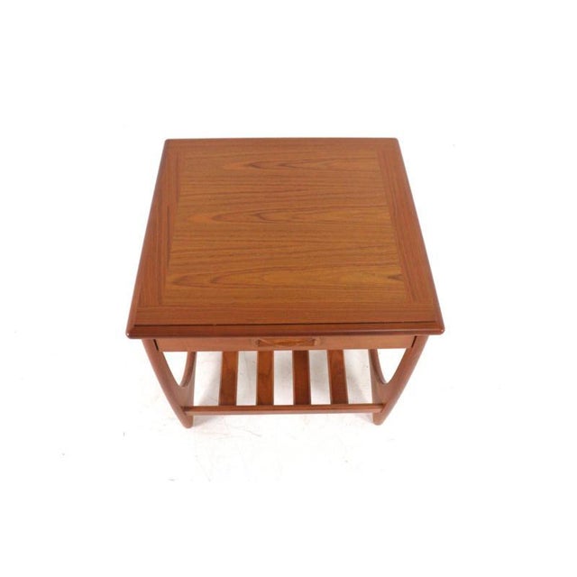 Side Table with Pull-Out Drawer from G-Plan For Sale - Image 9 of 16
