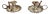 Antique George III Silver-Plated Chamber Sticks, 1800, Set of 2 For Sale
