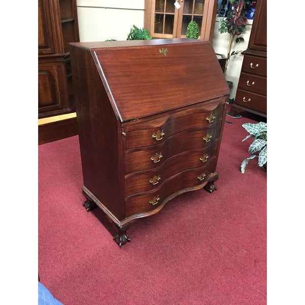 Vintage Maddox Mahogany Secretary Desk Chairish
