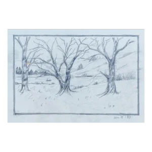 1937 November Landscape Drawing