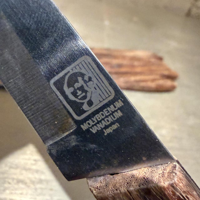 1960s 1960s Japanese Kitchen Knife George Washington Olybdenum Vanadium Stainless Steel - 5 pcs For Sale - Image 5 of 9