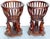 Pair of Carved Hardwood “Frog Prince” Figural Planters, Atrib. Maitland Smith For Sale - Image 10 of 17