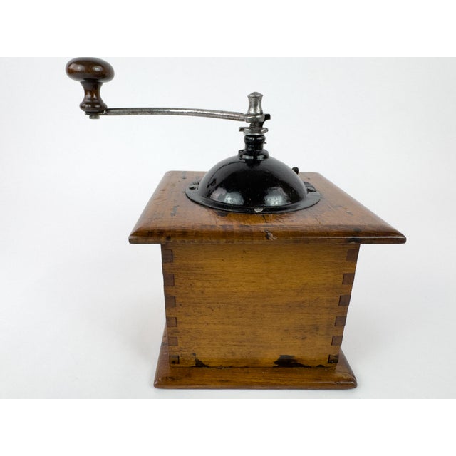 Coffee Vintage Peugeot Frères Wooden Manual Coffee Grinder For Sale - Image 8 of 17