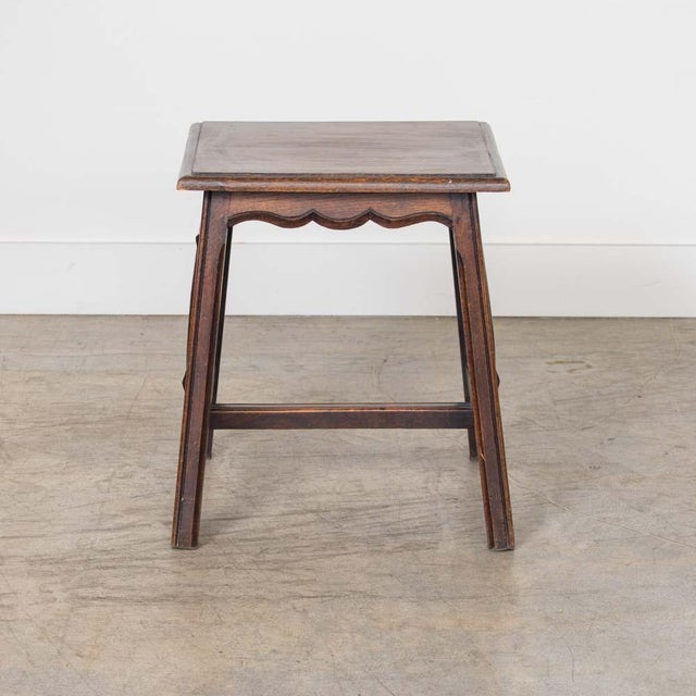 1940s 1940s Pair of French Carved Wood Tables Attributed to Charles Dudouyt For Sale - Image 5 of 10