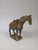 Tang Horse (Tang Dynasty 8th C) with removable saddle made with grey pottery.