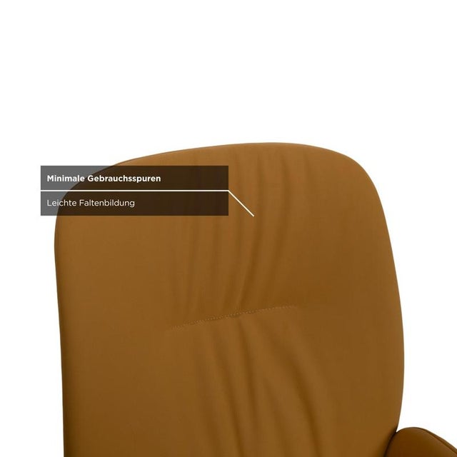 Textile S1000 Dining Chairs in Yellow Leather, Set of 4 For Sale - Image 7 of 14