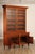 Antique American Empire Large Cherry Stepback Bookcase For Sale - Image 9 of 12