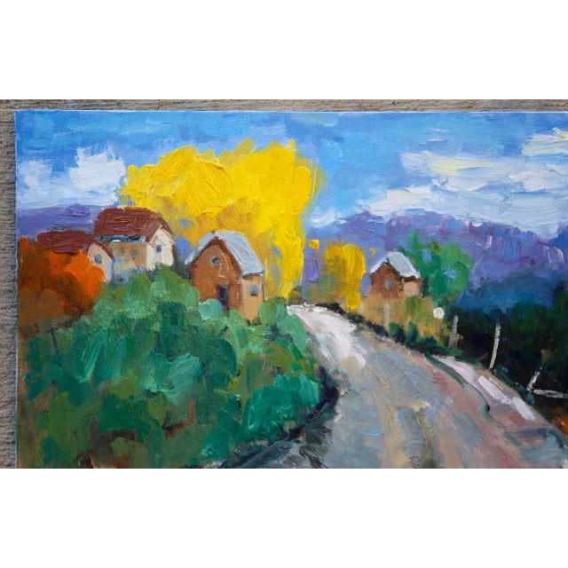 Arroyo Seco - Taos Valley 8x16 oil on linen Signed: Haas Unframed. Frames shown are for sample color reference only. I've...