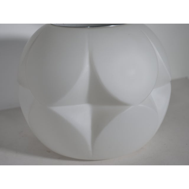 Space Age Ceiling Lamp in Opal Glass from Peill and Putzler, 1970s For Sale - Image 4 of 11