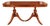 Thomasville Mahogany Table Double Pedestal With Leaf & Custom Pads For Sale