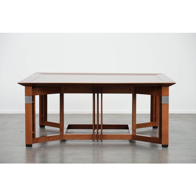 Offered by Thijs: this beautiful and luxurious large square Art Deco design coffee table by Schuitema from the Decoforma...