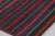Rug & Kilim Rug & Kilim's Contemporary Rez Kilim With Navy and Red Striped Design For Sale - Image 4 of 10