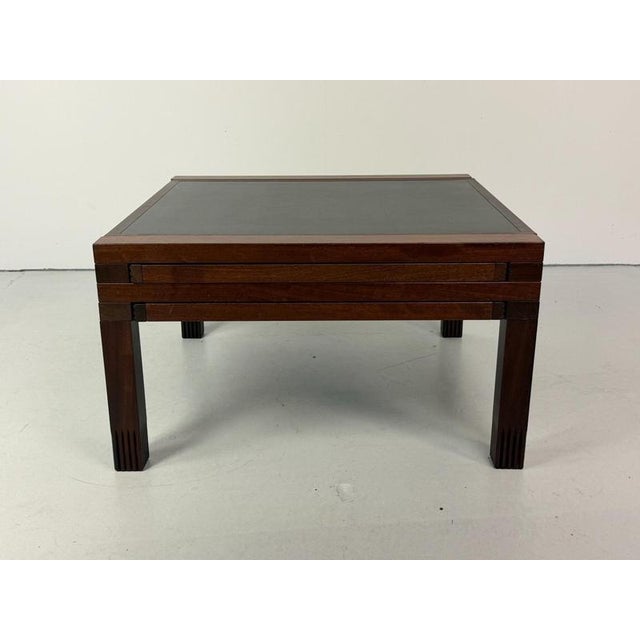Wood Hexa Coffee Table attributed to Bernard Vuarnesson for Bellato Int., 1980 For Sale - Image 7 of 11