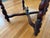Wood Vintage Barley Twist Burl Wood Side Table For Sale - Image 7 of 9