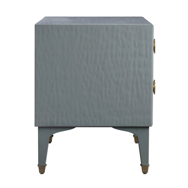 Divine Grey Nightstand For Sale - Image 4 of 10
