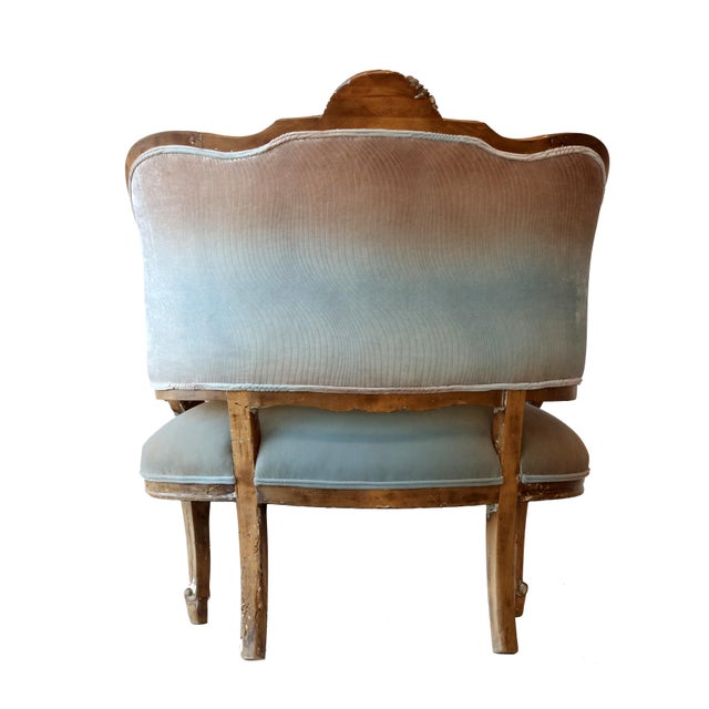 Rustic European Upholstered "Marseille" Chair For Sale - Image 3 of 5