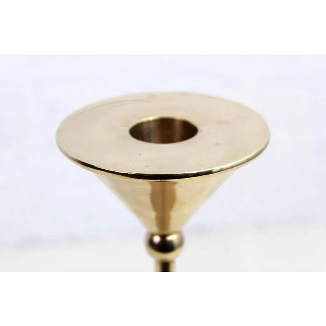 Vintage Brass Candleholder, 1970s For Sale - Image 6 of 11
