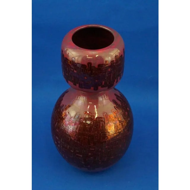 Modern Futuristic Ceramic Double-Bulb Vase by Ivo Sassi, Italy, 1950s For Sale - Image 9 of 18