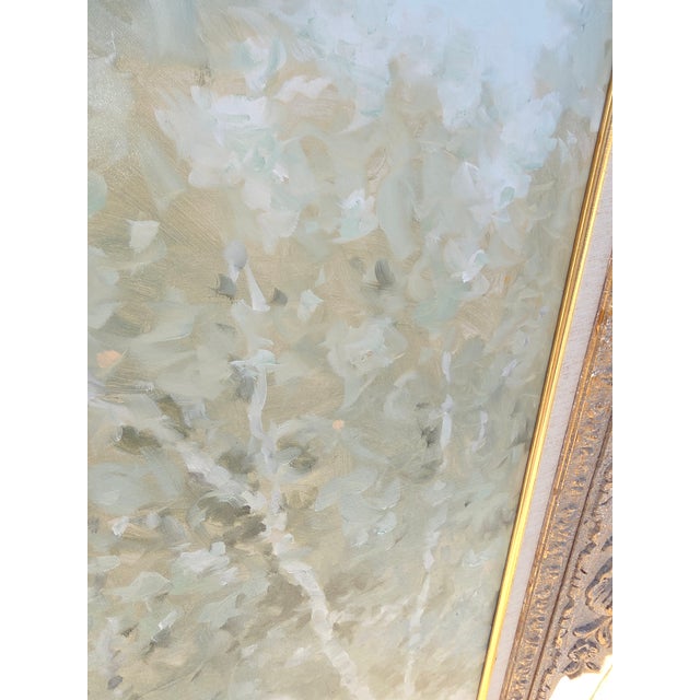 Andre Gisson Impressionist Painting of a Fountain in a Park For Sale In San Antonio - Image 6 of 8