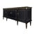 Buffet from France in the Louis XVI style. This enfilade is made of solid wood construction, primarily mahogany. It has...