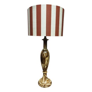 Vintage Italian Onyx Lamp, 1950s For Sale