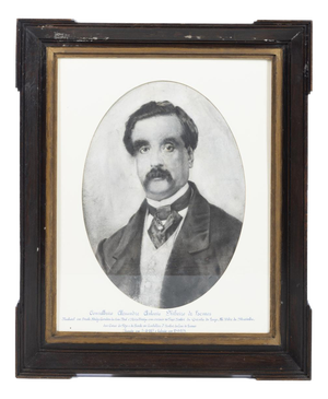 Councillor Alexandre Antonio Ribeiro De Lemos, 19th Century, Pencil Drawing on Paper