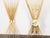 Mid-Century Modern Vintage French 1970s Three-Light Sunray Sconces - a Pair For Sale - Image 3 of 9