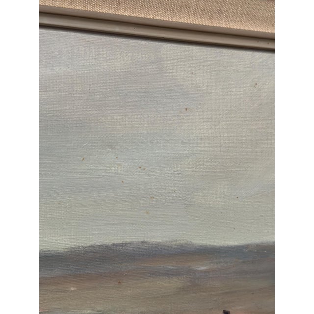 B. Jernberg, Landscape with Farms, 1950s, Oil Painting on Canvas, Framed For Sale - Image 8 of 16