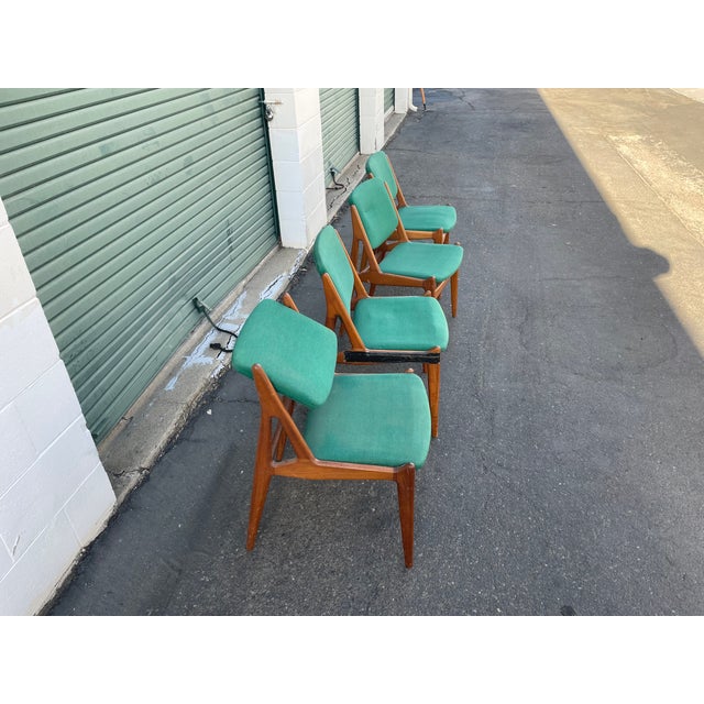1960s Mid-Century, Teak, Dining Room, Chairs Designed by Arne Vodder for Vamo Sonderborg For Sale - Image 5 of 6