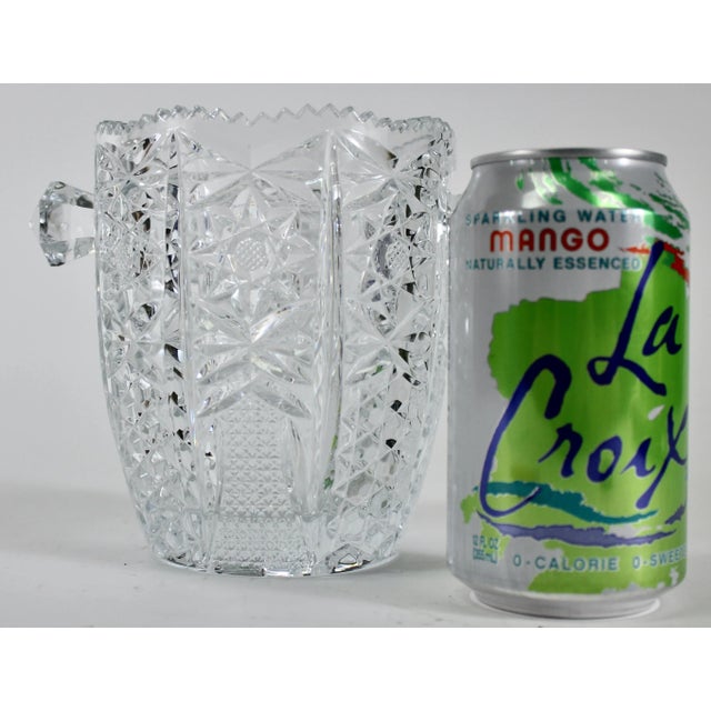 Vintage Pressed Glass Ice Bucket For Sale - Image 4 of 6