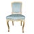 French 1950 Louis XVI-Style Hollywood Regency Gold Giltwood Dining Chairs, Set of 24 For Sale - Image 3 of 7